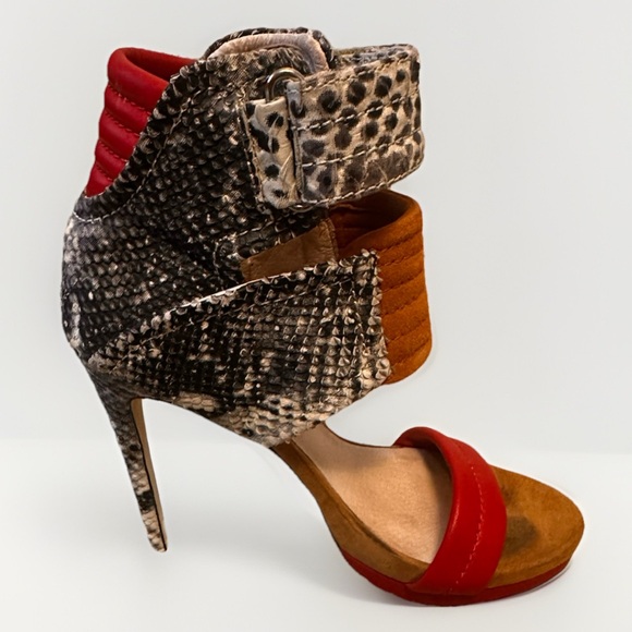 MIA Limited Edition Women’s Rocco High Heels Womens Size  7 Lizard Stiletto - Picture 1 of 7